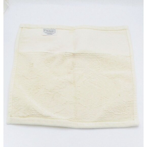 Croscill wash Cloths Lot of 3 Chambord Cassis Amethyst (1)Rose Trail Texture (2) - Picture 4 of 4